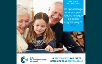 Mois de l’audition – L’Ordre des audioprothésistes du Québec rappelle le rôle clé de la santé auditive pour prévenir le déclin cognitif et appelle à un meilleur accès public aux aides auditives