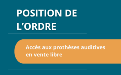 Prothèses auditives en vente libre : l&rsquo;Ordre des audioprothésistes du Québec souhaite une réflexion globale sur l&rsquo;amélioration de l&rsquo;accès aux prothèses auditives